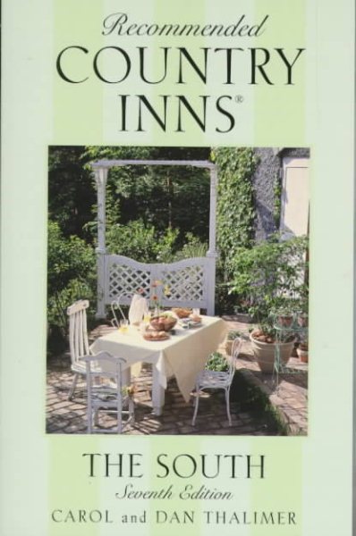 Recommended Country Inns The South (Recommended Country Inns Series) cover