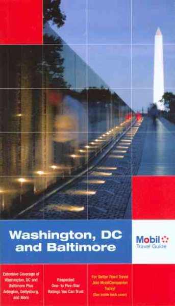 Mobil Travel Guide: Washington DC and Baltimore, 2004 (Mobil City Guides) cover