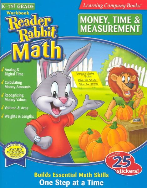 Reader Rabbit Math: Money, Time & Measurement cover