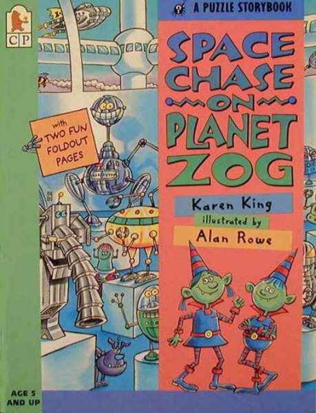 Space Chase on Planet Zog (A Puzzle Storybook) cover