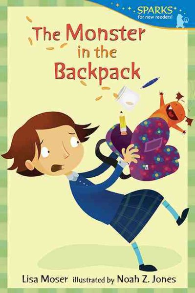 The Monster in the Backpack: Candlewick Sparks cover