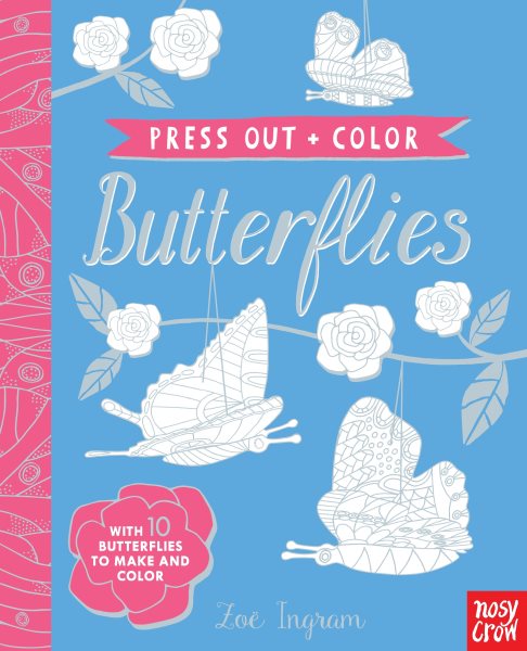 Press Out and Color: Butterflies cover
