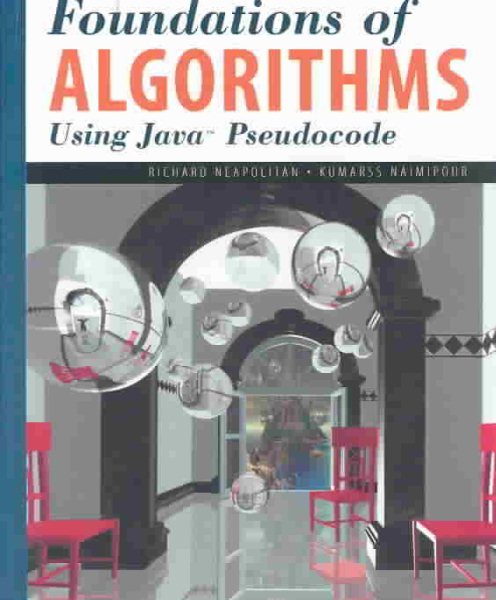 Foundations Of Algorithms Using Java Pseudocode cover