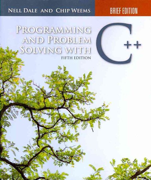 Programming And Problem Solving With C++: Brief Edition cover