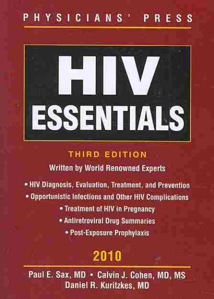 HIV Essentials 2010 cover