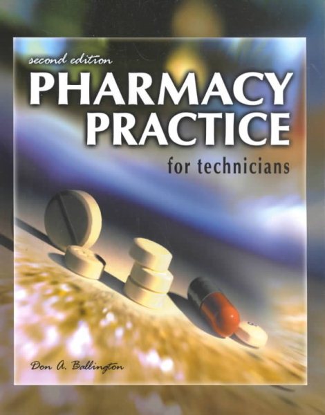 Pharmacy Practice for Technicians cover