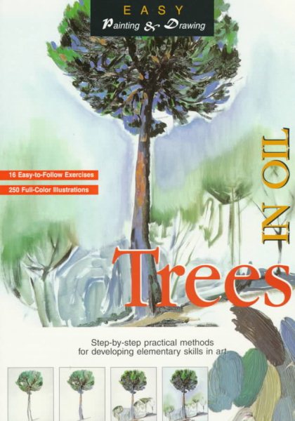 Trees in Oil (Easy Painting and Drawing,) cover