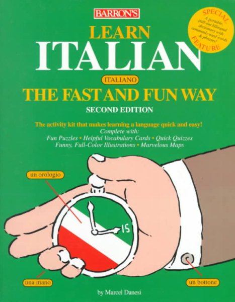 Learn Italian (Italiano) the Fast and Fun Way/With Barron's Italian-English English-Italian Dictionary cover