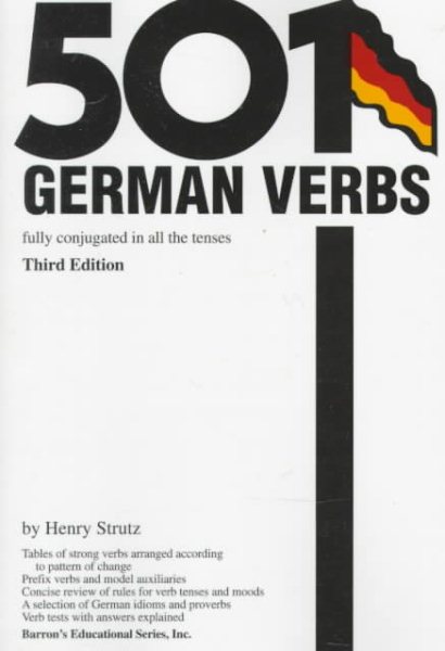 501 German Verbs (501 Verbs Series) cover