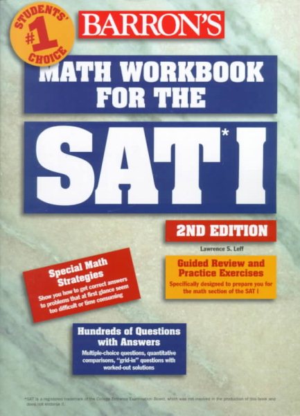 Barron's Math Workbook for the Sat I cover