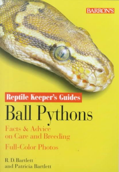 Ball Pythons (Reptile and Amphibian Keeper's Guide) cover
