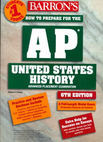 Barron's How to Prepare for the Ap United States History Advanced Placement Examination cover