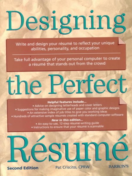 Designing the Perfect Resume cover