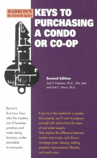 Keys to Purchasing a Condo or CO-OP (Barron's Business Keys) cover