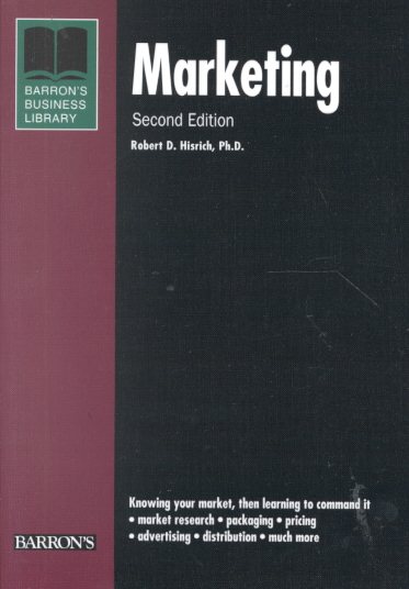 Marketing (Barron's Business Library) cover