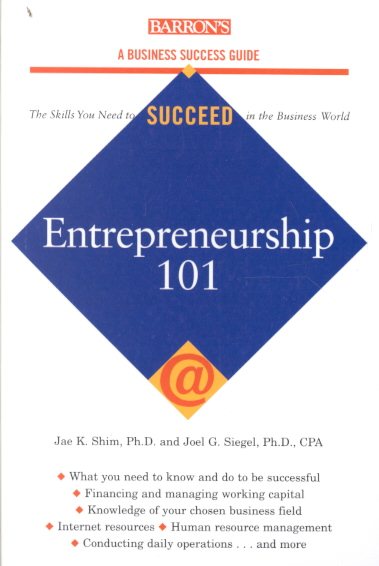 Entrepreneurship 101 (Barron's Business Success Guides) cover