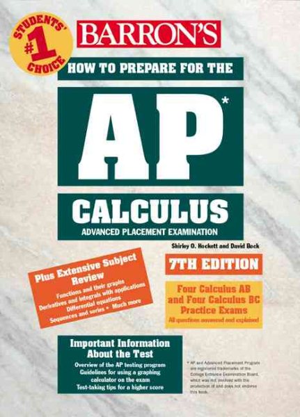 How to Prepare for the AP Calculus (Barron's AP Calculus) cover