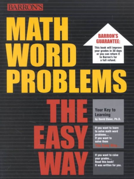 Math Word Problems the Easy Way (Easy Way Series) cover