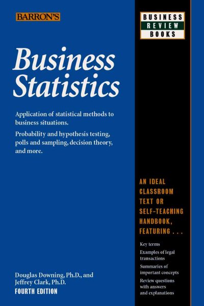 Business Statistics (Barron's Business Review Series) cover