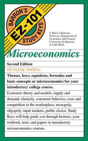 EZ-101 Microeconomics (Barron's EZ-101 Study Keys) cover