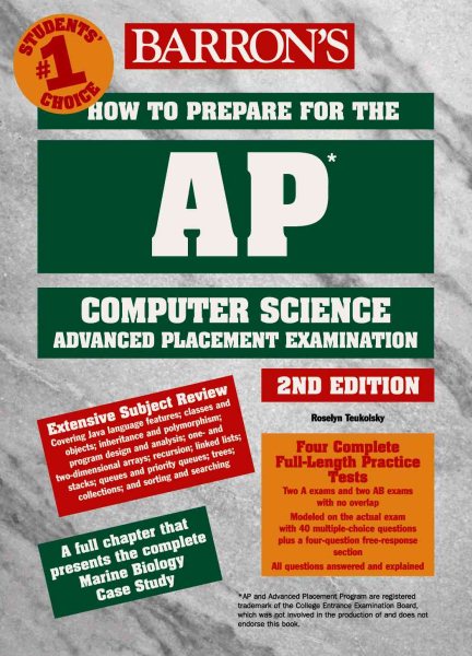 How to Prepare for the AP Computer Science Exam (Barron's AP Computer Science) cover