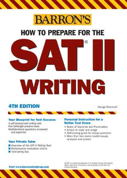 How to Prepare for the SAT II Writing (Barron's How to Prepare) cover