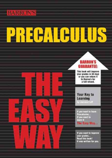 PreCalculus the Easy Way (Easy Way Series) cover