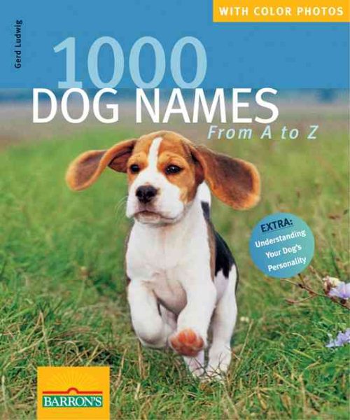 1000 Dog Names: From A to Z cover