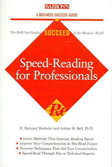 Speed Reading for Professionals (Barron's Business Success Series)