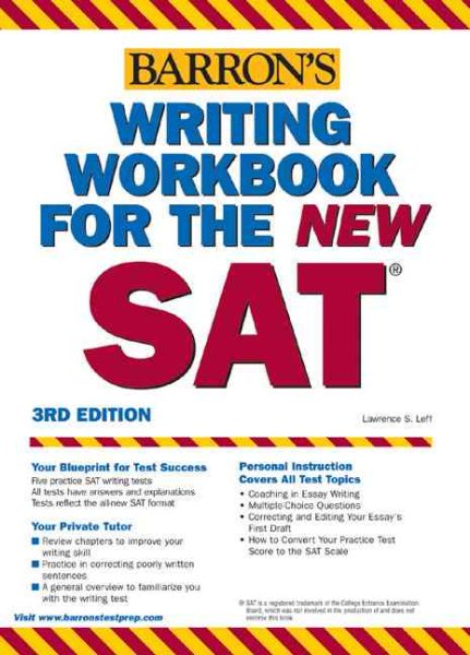 Writing Workbook for the New SAT (Barron's Writing Workbook for the New Sat) cover