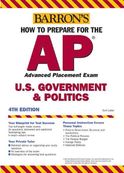 How to Prepare for the AP U.S. Government & Politics (BARRON'S HOW TO PREPARE FOR) cover