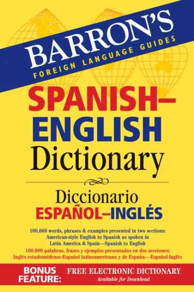 Barron's Foreign Language Guides Spanish-English Dictionary (Barron's Bilingual Dictionaries) cover
