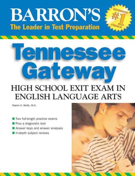 Barron's Tennessee Gateway - Ela: High School Exit Exam in English Language Arts (Barron's How to Prepare for the Tennessee Gateway High English Langu) cover