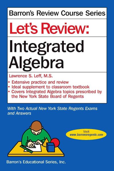 Let's Review: Integrated Algebra (Let's Review Series) cover