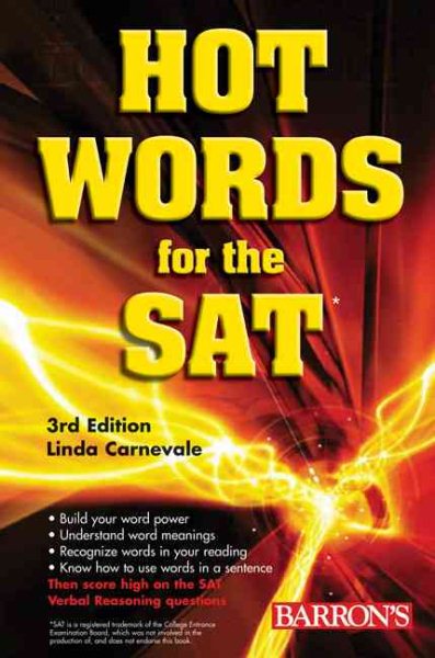 Hot Words for the SAT (Barron's Hot Words for the SAT) cover
