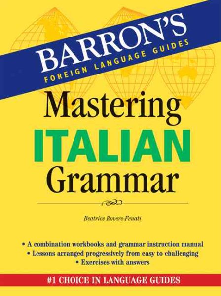 Mastering Italian Grammar (Barron's Foreign Language Guides) (English and Italian Edition) cover