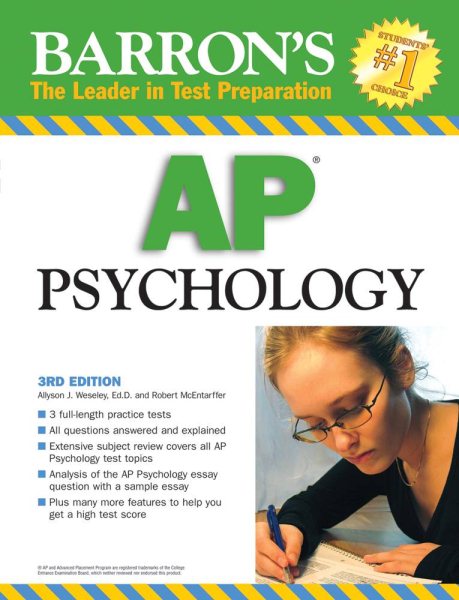 Barron's AP Psychology cover