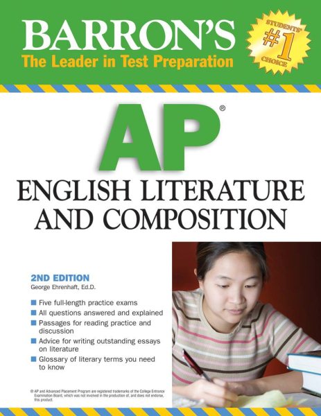 Barron's AP English Literature and Composition 2008 cover