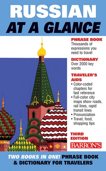 Russian at a Glance (Barron's Foreign Language Guides) cover