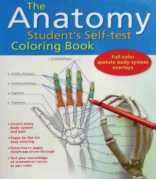 The Anatomy Student's Self-Test Coloring Book cover