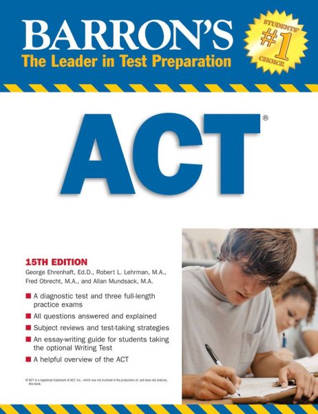 Barron's ACT (Barron's To Prepare for the ACT American College Testing Program Assessment) cover