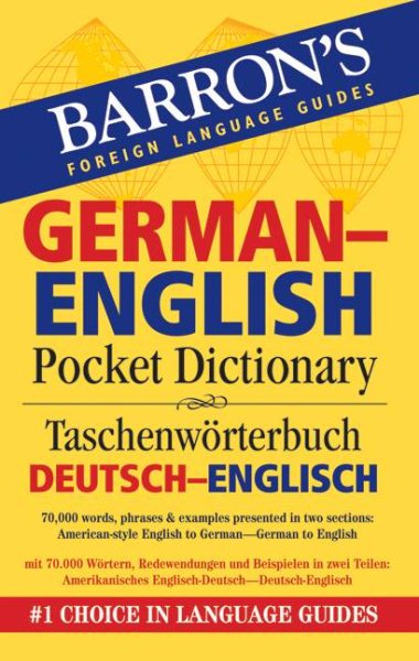 Barron's German-English Pocket Bilingual Dictionary (Barron's Pocket Bilingual Dictionaries)