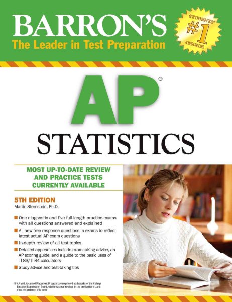 Barron's AP Statistics cover