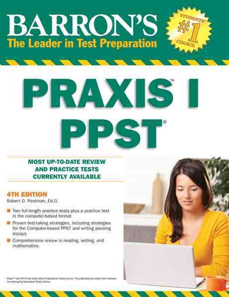 Barron's PRAXIS I/PPST cover