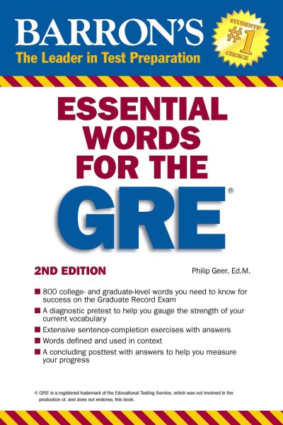 Barron's Essential Words for the GRE (Barron's GRE) cover
