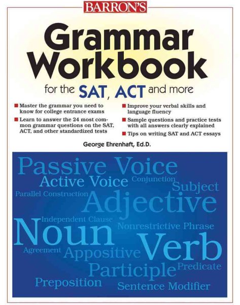 Grammar Workbook for the SAT, ACT, and More cover
