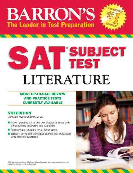 Barron's SAT Subject Test Literature cover