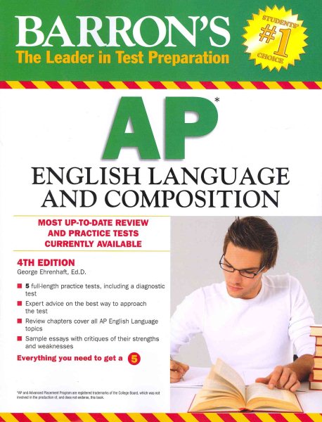Barron's AP English Language and Composition, 4th Edition (Barron's Study Guides) cover