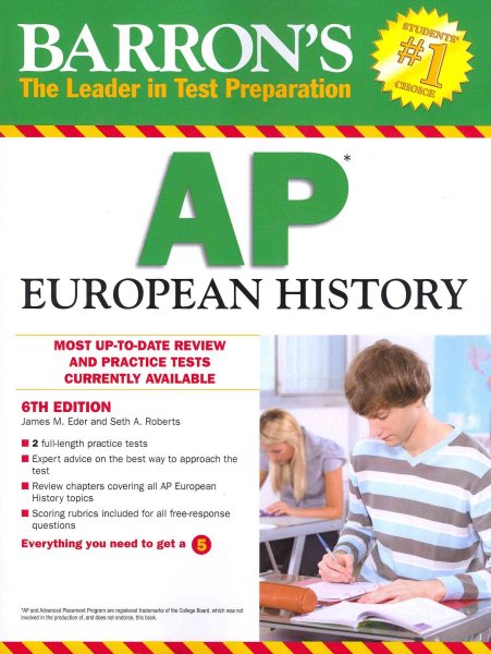 Barron's AP European History (Barron's Study Guides) cover