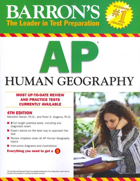 Barron's AP Human Geography (Barron's Study Guides) cover
